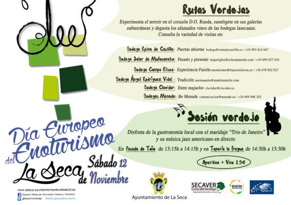 Bodegas, Jazz, gastronomía y verdejo en La Seca: “Sesión verdejo”