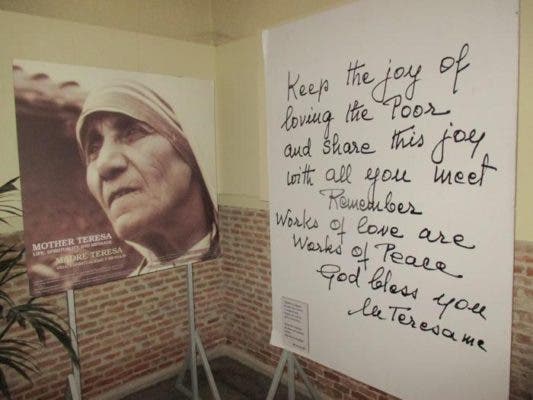 La exposición sobre la madre Teresa de Calcuta, abierta al público