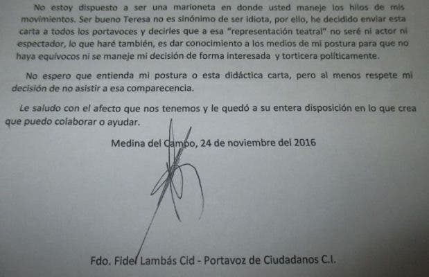 Lambás no acudirá a la declaración de Martín Pascual en la Comisión de Investigación del «Caso N-VI»