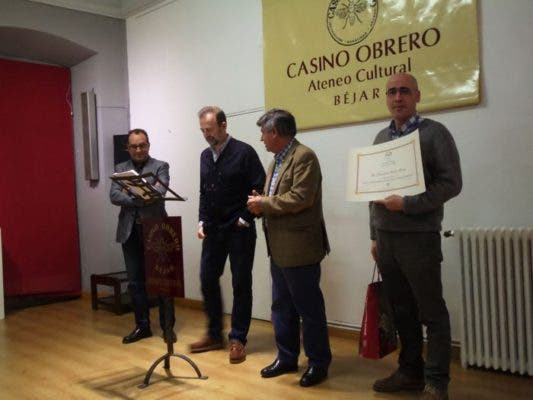 El medinense José Carlos Iglesias, primer premio del XLIX concurso literario Ateneo Casino Obrero de Béjar