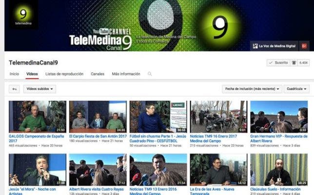 TeleMedina supera en su canal de Youtube los 10 millones de visitas
