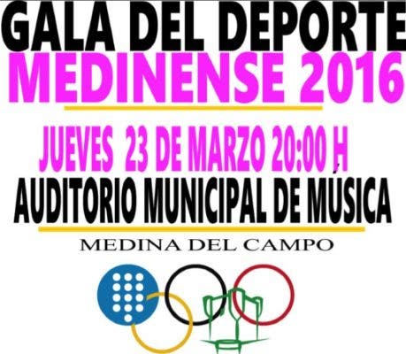 La Gala del Deporte Medinense se celebrará el jueves en el Auditorio Municipal