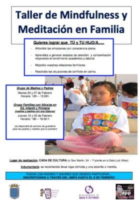 Taller de Mindfulness y Meditación Familiar en Medina del Campo