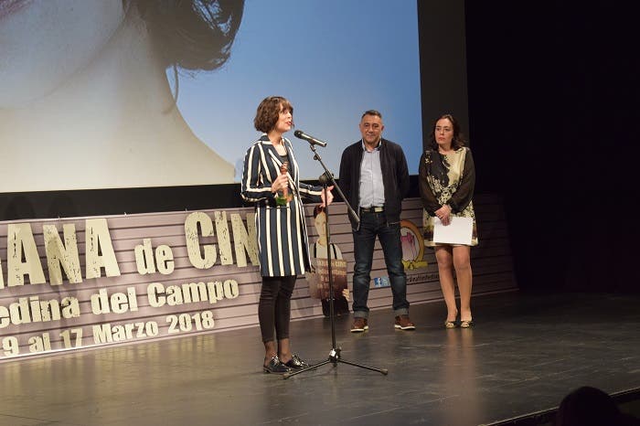 Belén Cuesta recibe el Roel de «Actriz del Siglo XXI» en la Semana de Cine de Medina del Campo