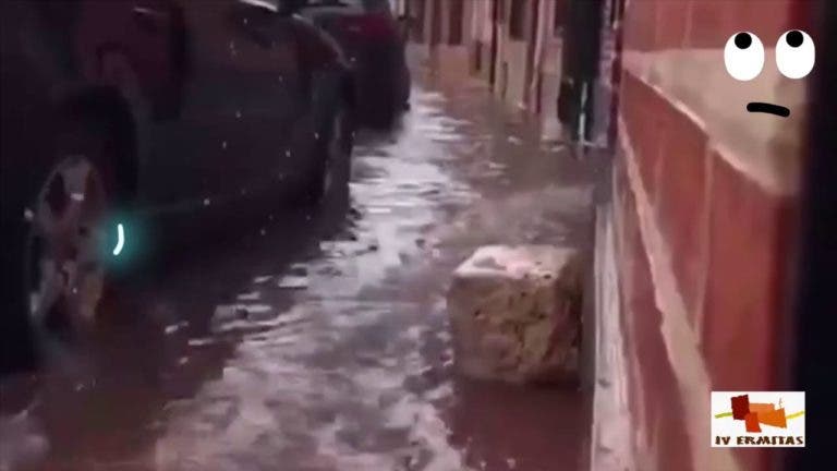 Alaejos: Se inundó el sábado por una fuerte tormenta