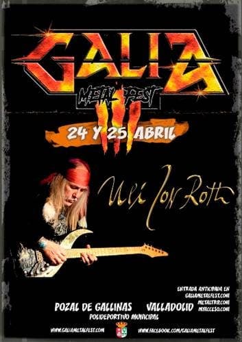 Uli Jon Roth, primera confirmación para el Galia Metal Fest 2020 que se celebrará en Pozal de Gallinas