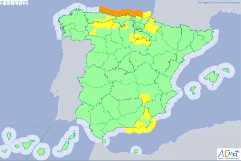 Siguen las alertas por nieve en Burgos, Palencia y León