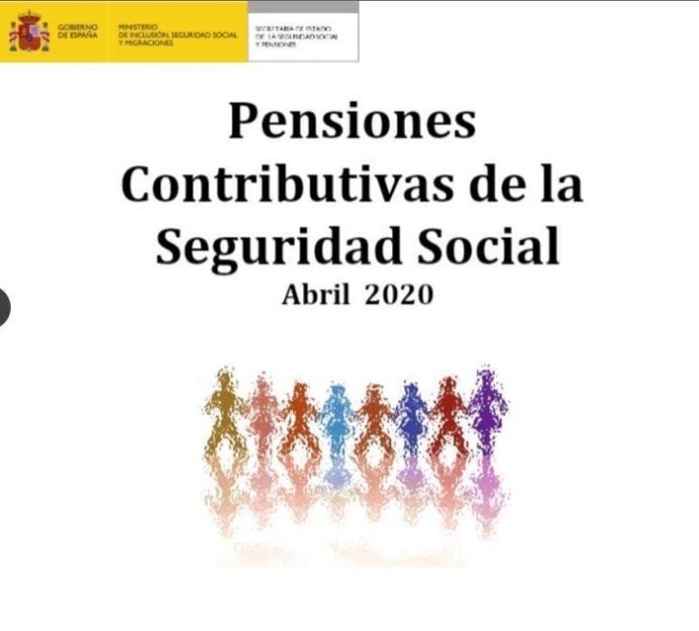 La nómina de pensiones contributivas de abril se sitúa en 9.879,16 millones de euros
