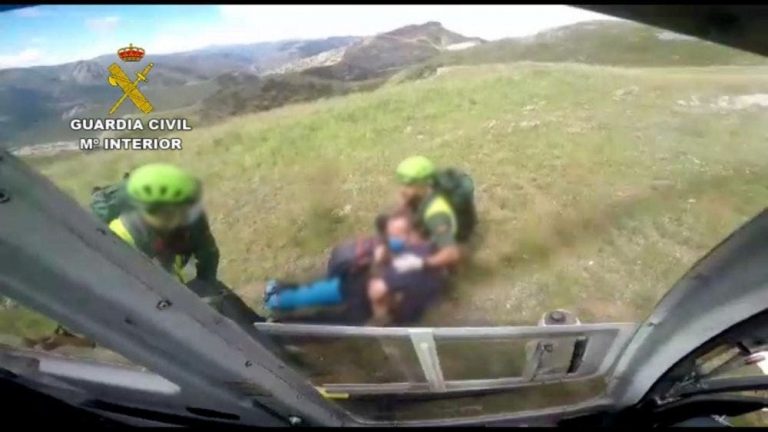 La Guardia Civil rescata a un montañero lesionado en el Pico Coriscao (t.m de Boca de Huérgano)