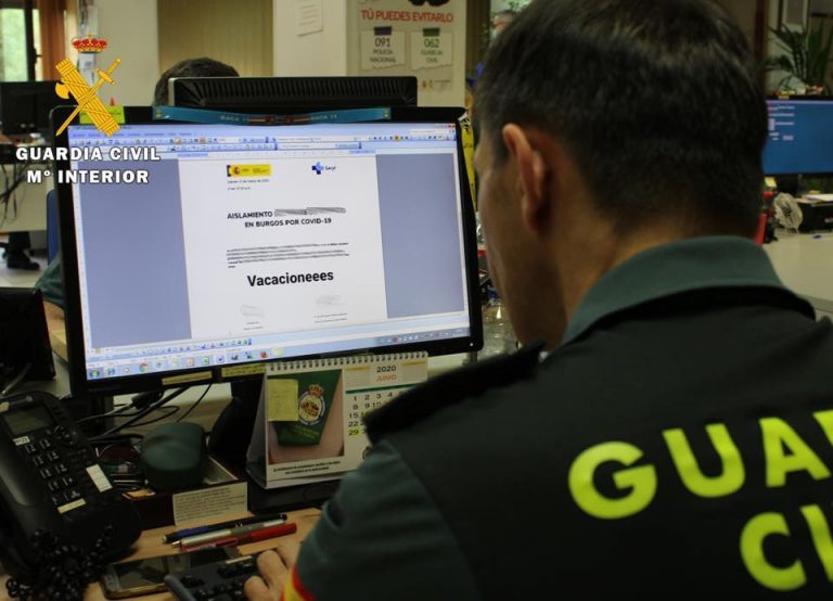 La Guardia Civil identifica al autor de una fake news publicada en redes sociales