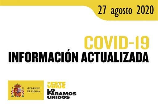Siguen al alza los contagios por COVID-19 en España con 3.781 en el día de ayer