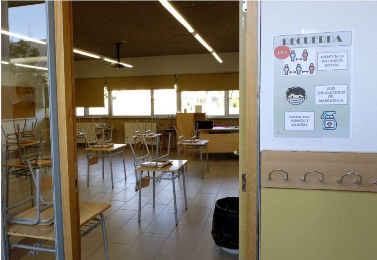 La Junta pone en cuarentena ocho aulas en la provincia de Valladolid