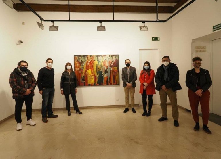 La Diputación inaugura la exposición de Félix Cuadrado Lomas ‘Pinturas. Homenaje a Pilar Benavente»