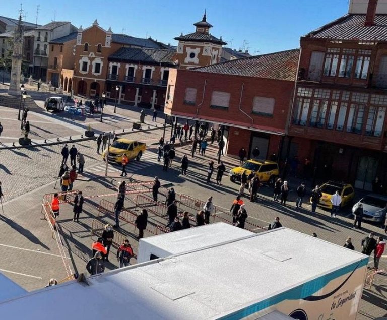 El cribado masivo de test realizado en Villalón de Campos registra ocho positivos