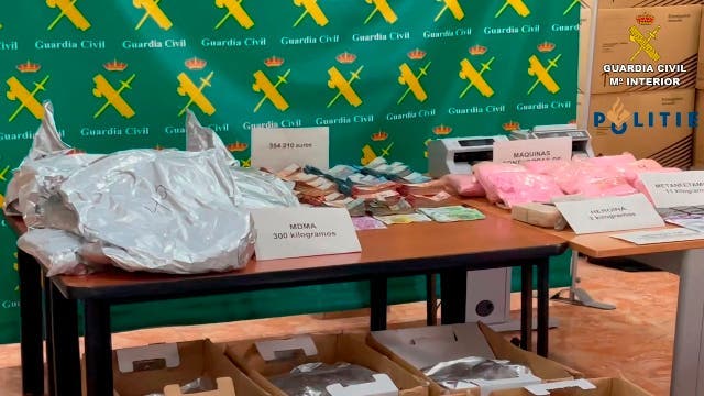 Intervenidos 11 kilos de “cocaína rosa” tras una investigación de la Guardia Civil sobre uno de los fugitivos más buscados de Holanda