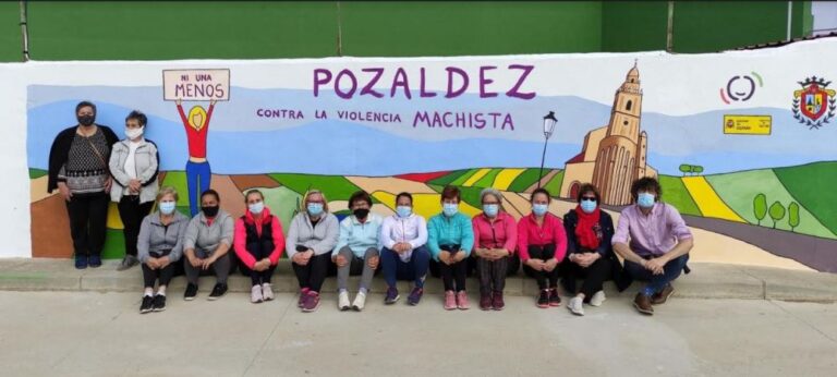 Pozaldez estrena mural contra la violencia de género