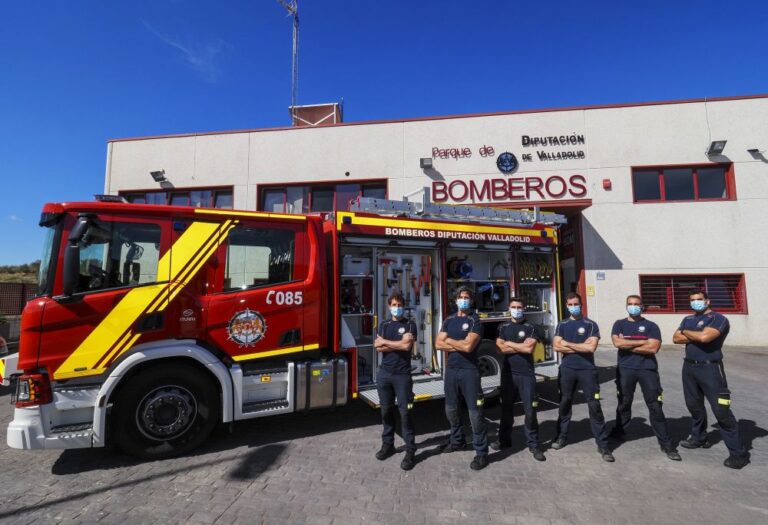 La Diputación de Valladolid incorpora un nuevo vehículo al servicio de extinción de incendios