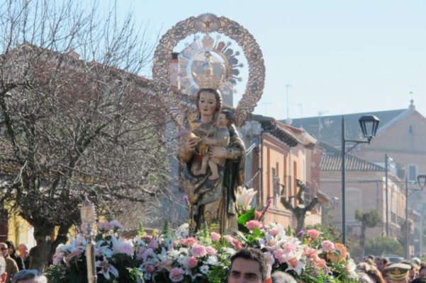 La Seca da comienzo a la novena en honor a la «Virgen de la Paz»