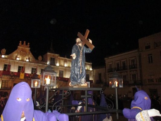 Sábado de Pasión con el traslado procesional del Nazareno de la Cruz de Medina del Campo
