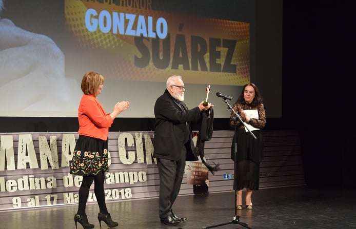 Gonzalo Su?rez recibe el Roel de Honor en la XXXI Semana de Cine de Medina del Campo
