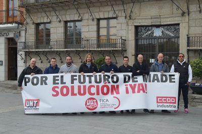 Los trabajadores de Made, apoyados por Pablo Fernández