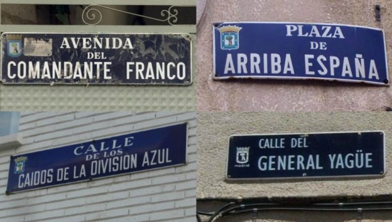 Algunos municipios de la provincia de Valladolid se niegan a cambiar los nombres franquistas de las calles