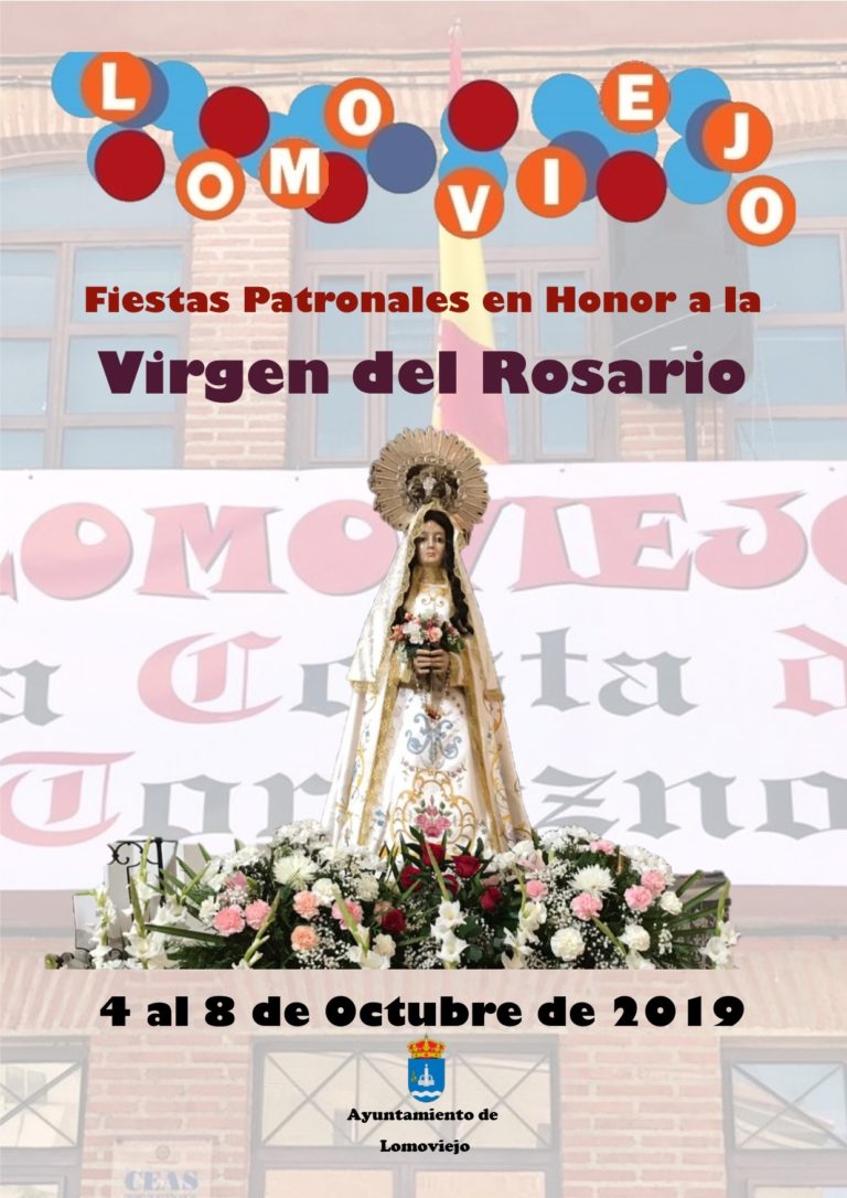 Preparadas las Fiestas Patronales en Honor a la Virgen del Rosario en Lomoviejo, 4 al 8 de Octubre de 2019