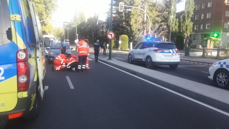 Una mujer y un menor heridos en sendos atropellos en Valladolid