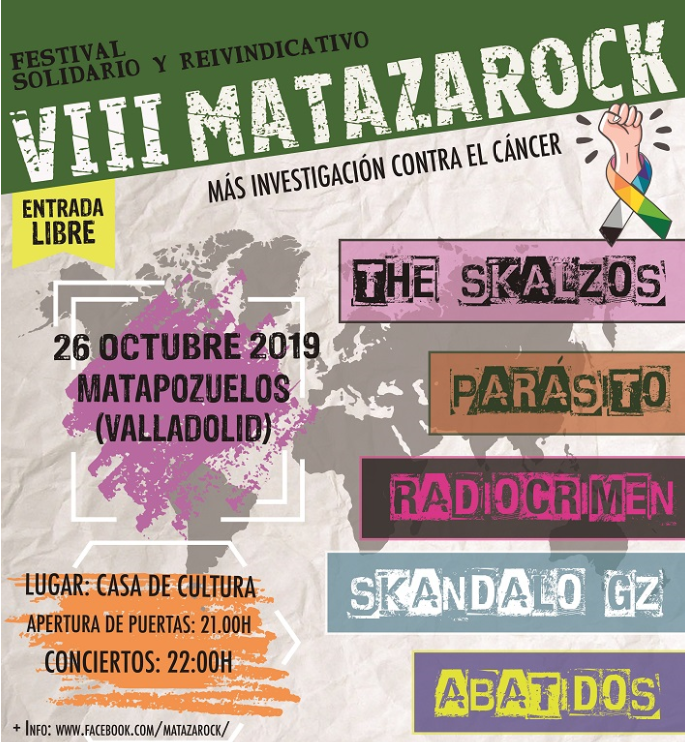 El festival Matazarock en Matapozuelos une la m?sica Rock con la concienciaci?n social por s?ptimo a