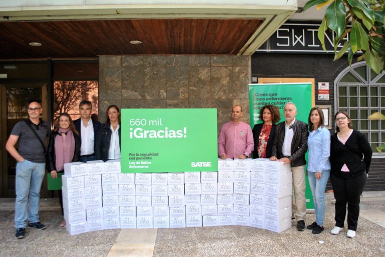 SATSE logra 42.833 apoyos en Castilla y León para que el Congreso debata la Ley de Seguridad del Paciente