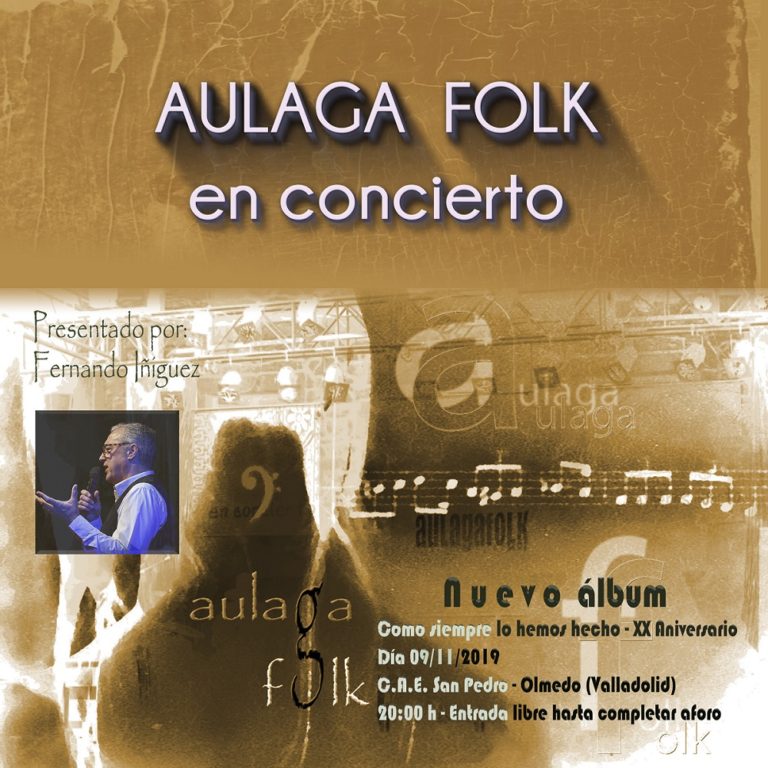 AULAGA FOLK presenta su nuevo trabajo en Olmedo