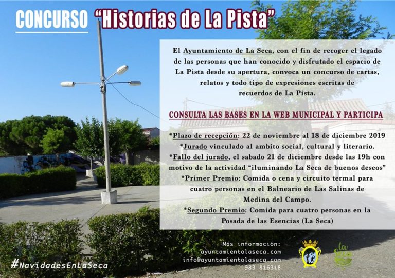 El ayuntamiento de La Seca realiza un concurso con el fin de recoger el legado de experiencias de «La Pista»