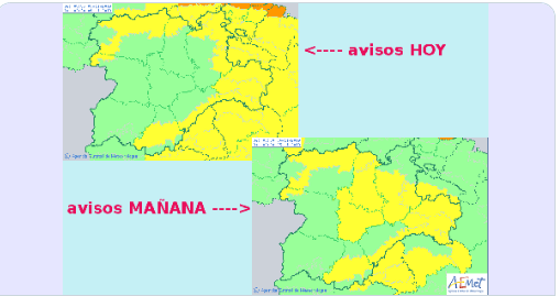 Nivel de alerta amarillo por rachas de viento de hasta 90km/hora