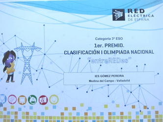 IES Gómez Pereira participar? en la ?Primera Olimpiada Nacional del concurso ?entreREDes?