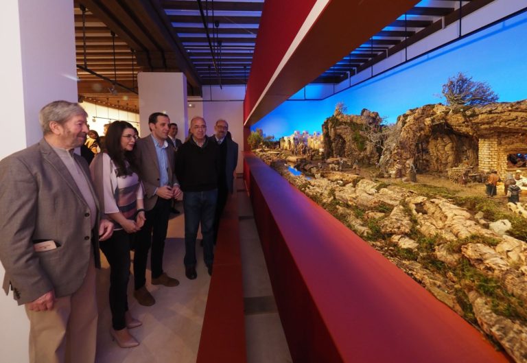 Conrado Íscar presenta el tradicional Bel?n B?blico Monumental y la Campa?a de Navidad 2019 de la Diputación de Valladolid.