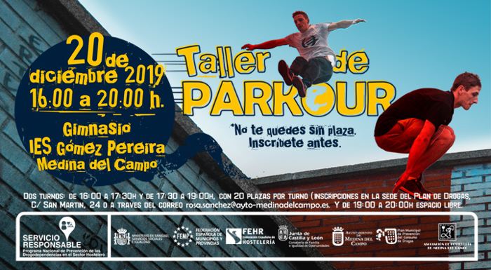 El Ayuntamiento organiza un ‘Taller de Parkour’ para este viernes