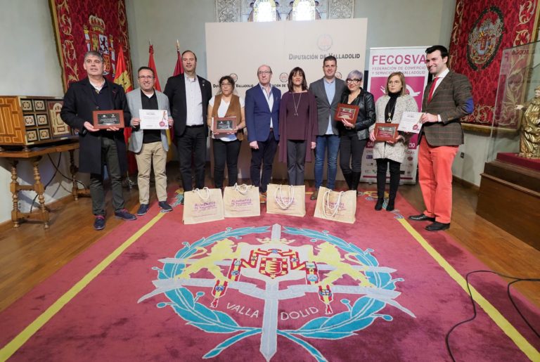 La Diputación de Valladolid y FECOSVA, entregan los premios del comercio rural dentro de la campa?a "Tu Comercio Vecino: Yo compro en mi pueblo, muy nuestro".