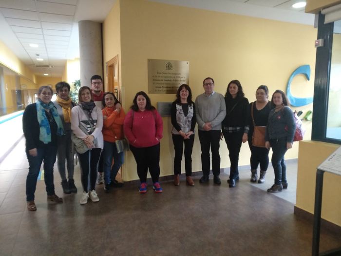 Los alumnos del Programa Mixto ?Medina Social 7? visitan el CREER IMSERSO de Burgos