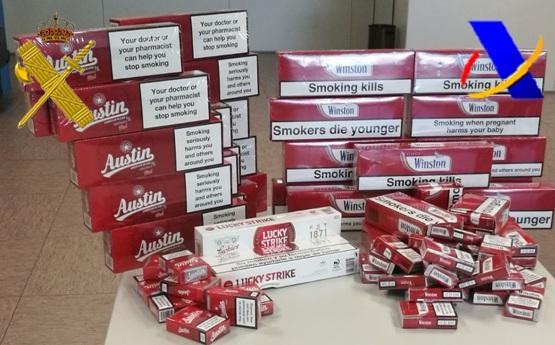 Incautadas 116 cajetillas de tabaco de contrabando en 7 quioscos de Valladolid