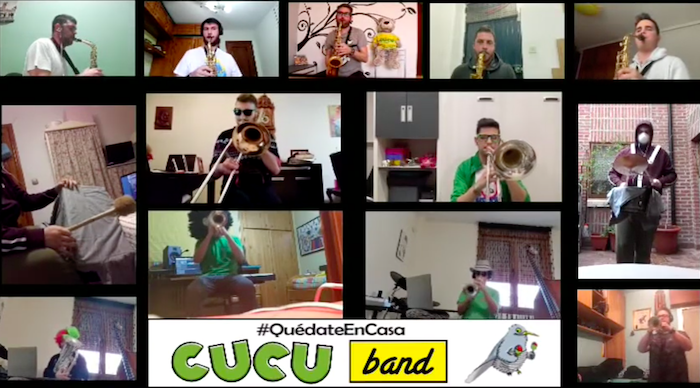 La charanga medinense Cucu Band «se queda en casa»