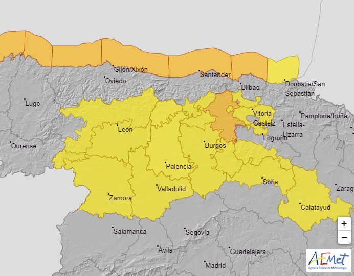 Se mantiene el aviso por rachas fuertes de viento hoy y mañana en la Comunidad