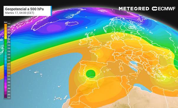 Llega una nueva DANA. METEORED