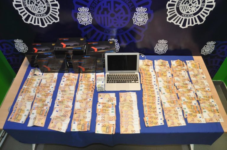 La Policía Nacional desarticula un entramado criminal que suministraba ilegalmente servicios audiovisuales y de televisi