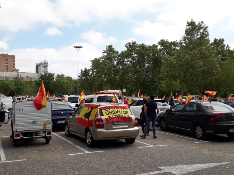 Unos 6180 vehículos de la comunidad participan en la caravana de Vox  según Delegaci?n de Gobierno