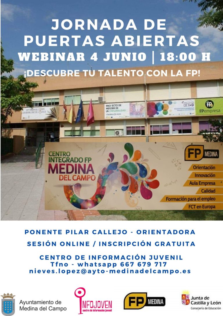 El CIFP de Medina del Campo ofrecer? una jornada de puertas abiertas