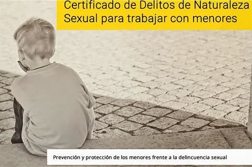 Justicia recuerda la obligaci?n de presentar el certificado de delitos sexuales para las actividades relacionadas con menores