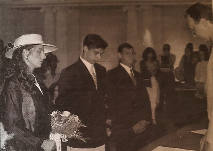 Se cumple el 25 aniversario de la primera boda civil celebrada en el Ayuntamiento de Medina