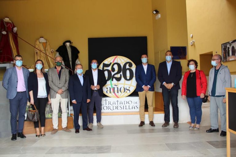 Tordesillas celebra la firma del Tratado de Tordesillas sin poder recrear el momento por la pandemia