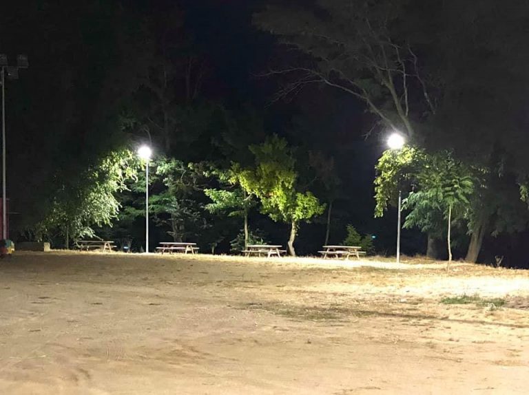 Castronuño dota de iluminación nocturna a la zona de la plaza de toros