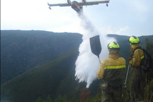 El incendio forestal que se iniciò en Serradilla declarado nivel 1